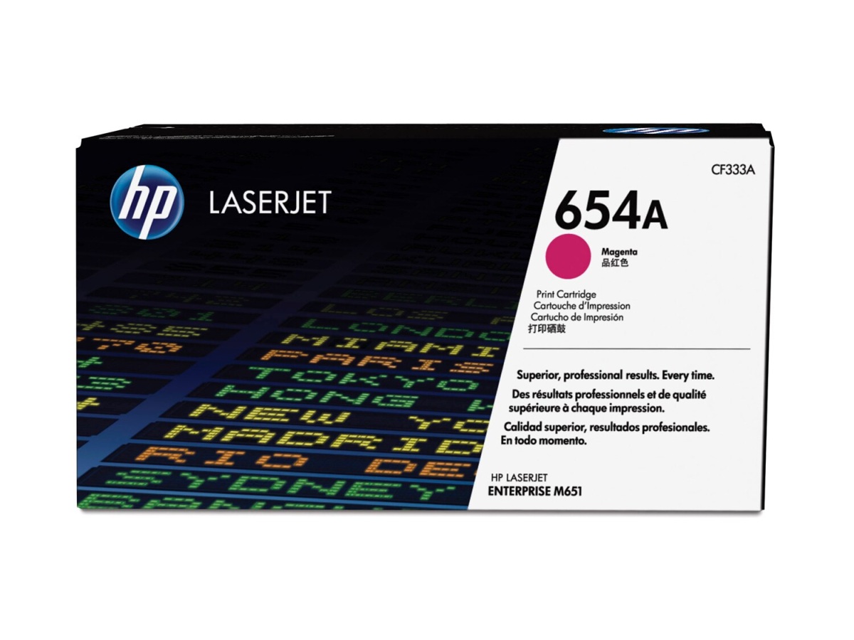 Toner HP 654A - purpurový (CF333A)