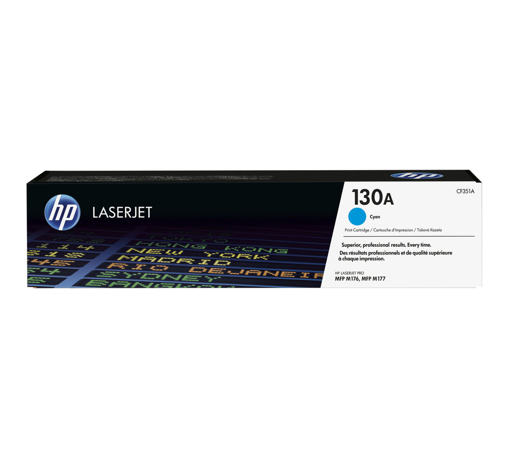 Toner HP 130A - azúrový (CF351A)