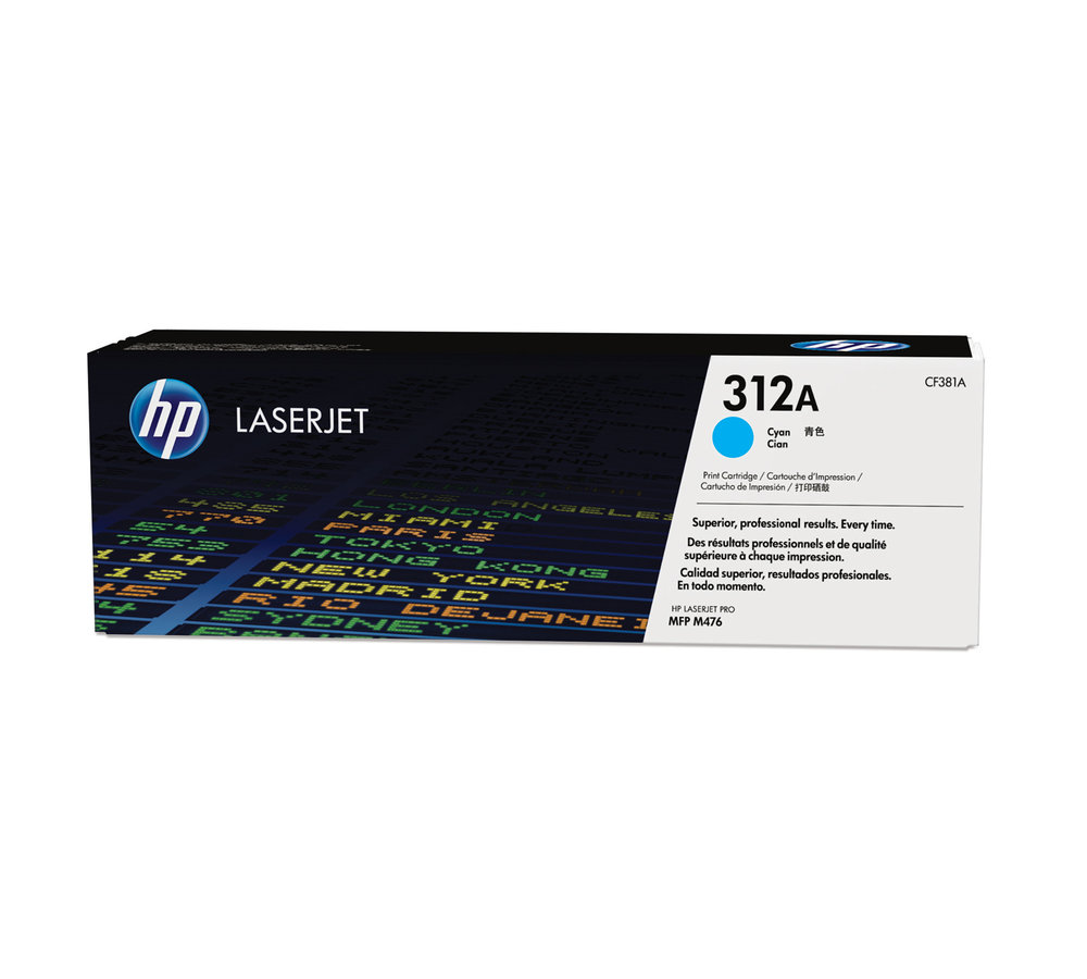 Toner HP 312A - azúrový (CF381A)