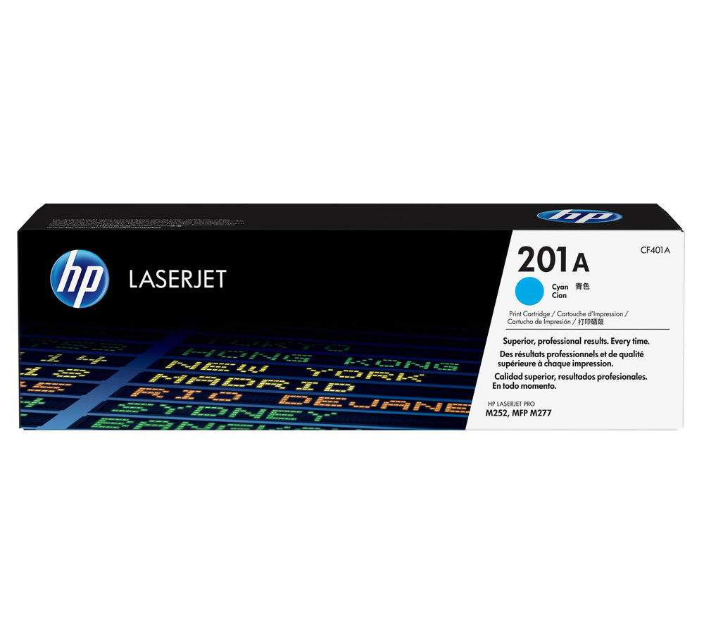 Toner HP 201A - azúrový (CF401A)