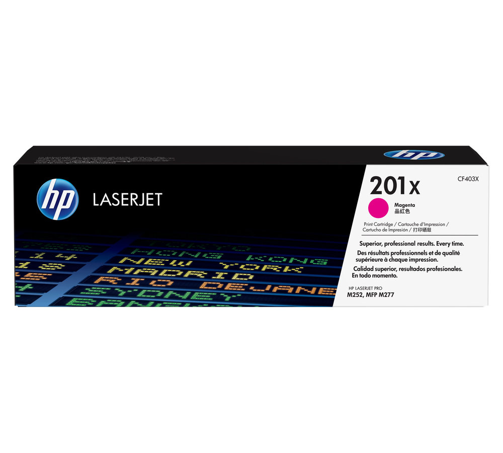 Toner HP 201X - purpurový (CF403X)