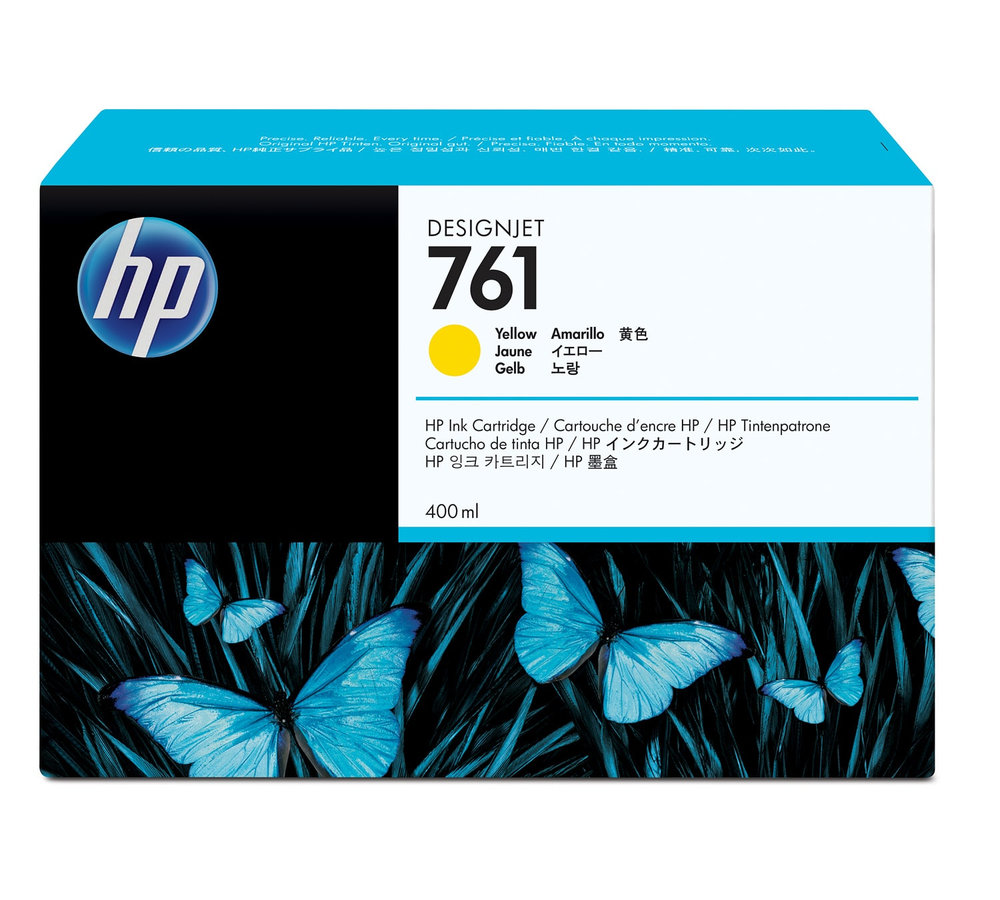 Atramentová náplň HP 761 - žltá (CM992A)