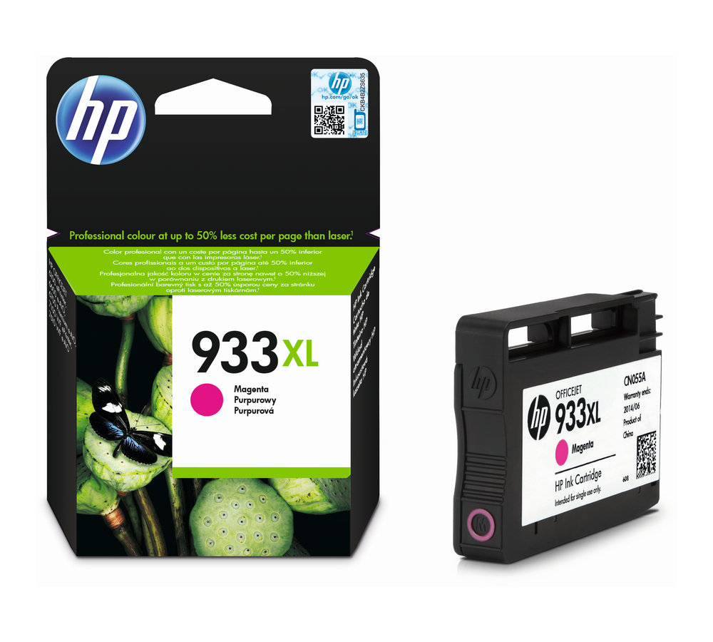 Atramentová náplň HP 933XL - purpurová (CN055AE)