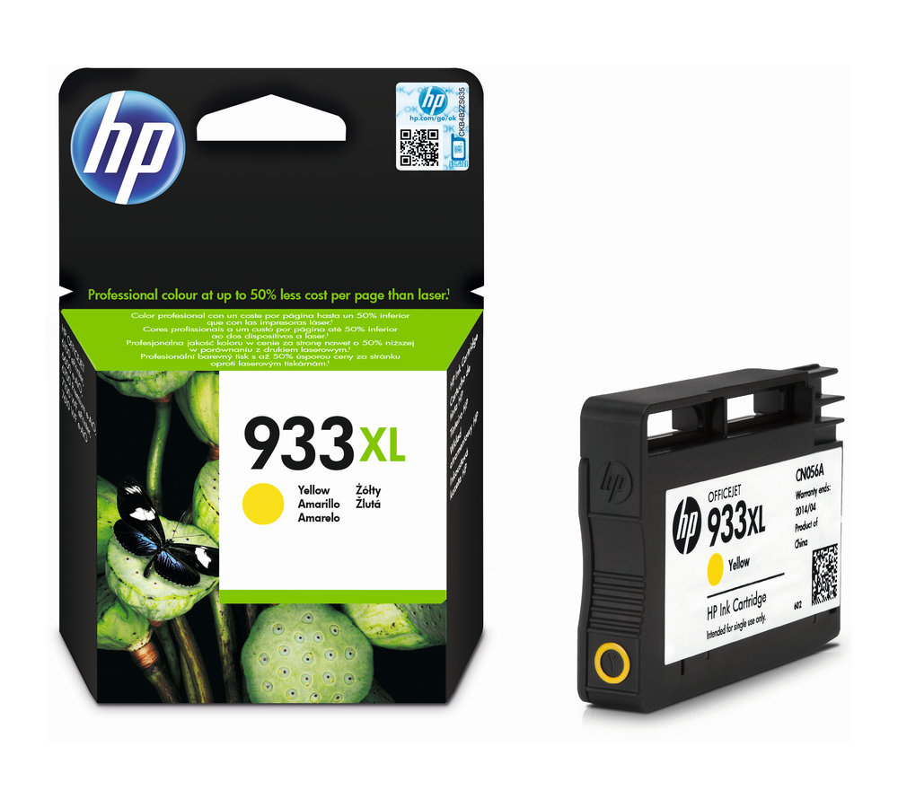 Atramentová náplň HP 933XL - žltá (CN056AE)