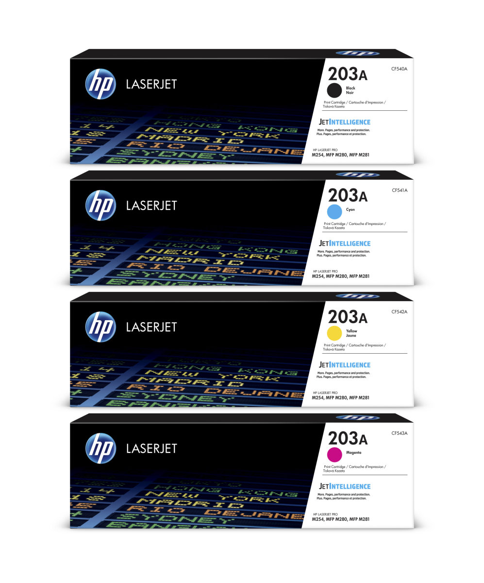 Toner HP 203A - sada farieb (HP-203A)