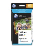 Balenie atramentových náplní HP 303 + 40 hárkov 10x15 cm (Z4B62EE)