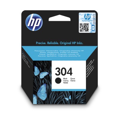 Atramentová náplň HP 304 - čierna (N9K06AE)