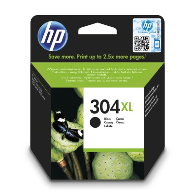 Atramentová náplň HP 304XL -&nbsp;čierna (N9K08AE)