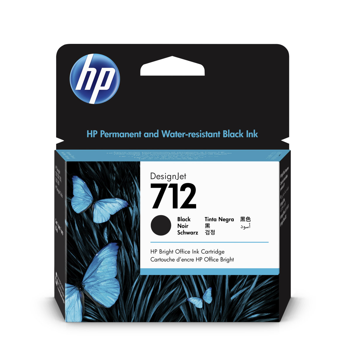 Atramentová náplň HP 712 - čierna - 80 ml (3ED71A)