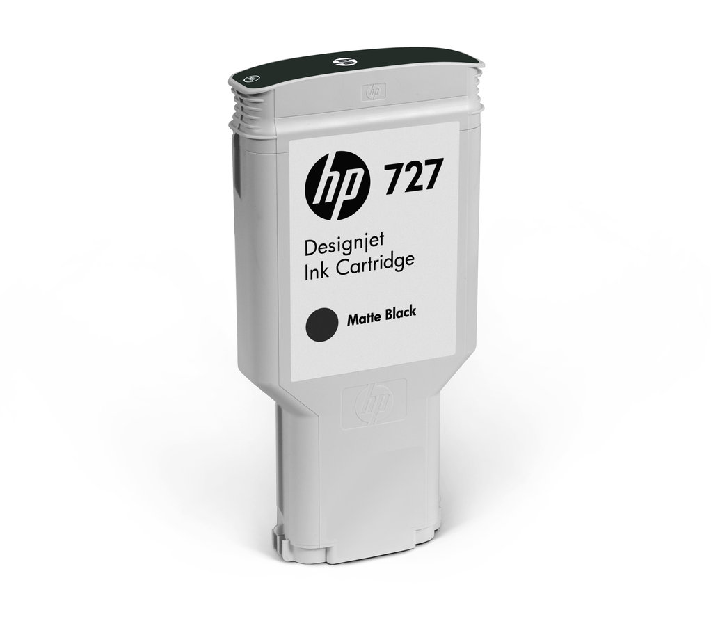 Atramentová náplň HP 727 - matná čierna (300 ml) (C1Q12A)