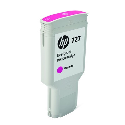 Atramentová náplň HP 727 -&nbsp;purpurová (300 ml) (F9J77A)