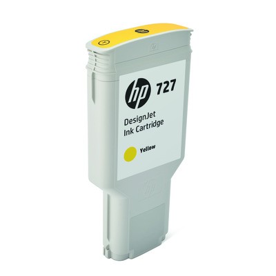 Atramentová náplň HP 727 -&nbsp;žltá (300 ml) (F9J78A)