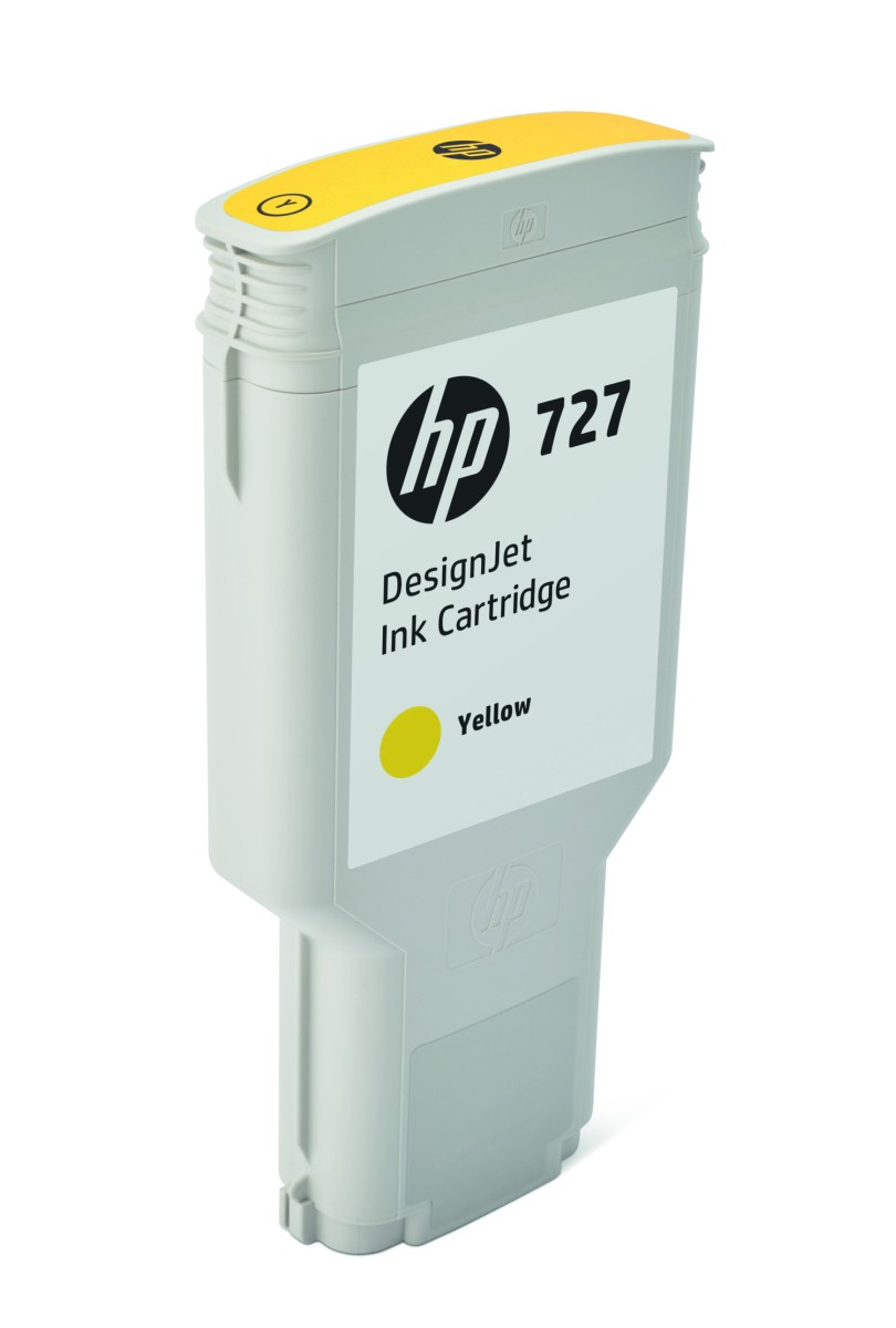 Atramentová náplň HP 727 - žltá (300 ml) (F9J78A)