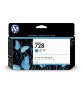 Atramentová náplň HP 728 - azúrová (130 ml) (F9J67A)