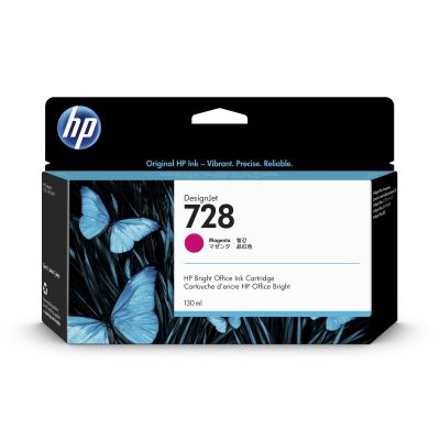 Atramentová náplň HP 728 - purpurová (130 ml) (F9J66A)