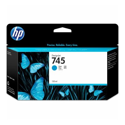 Atramentová náplň HP 745 - azúrová (130 ml) (F9J97A)