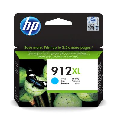 Atramentová náplň HP 912XL - azúrová (3YL81AE)