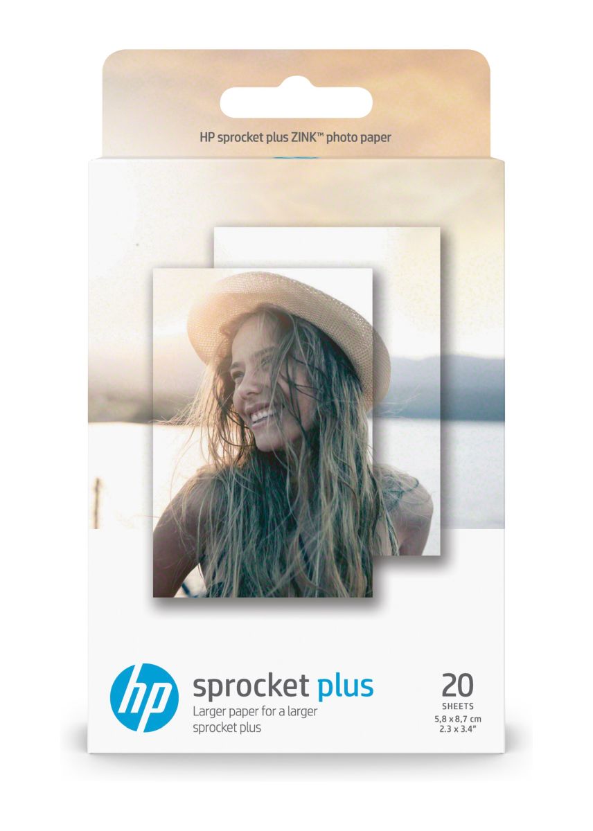 Samolepiaci fotopapier HP ZINK Plus - 20 listov (2LY72A)