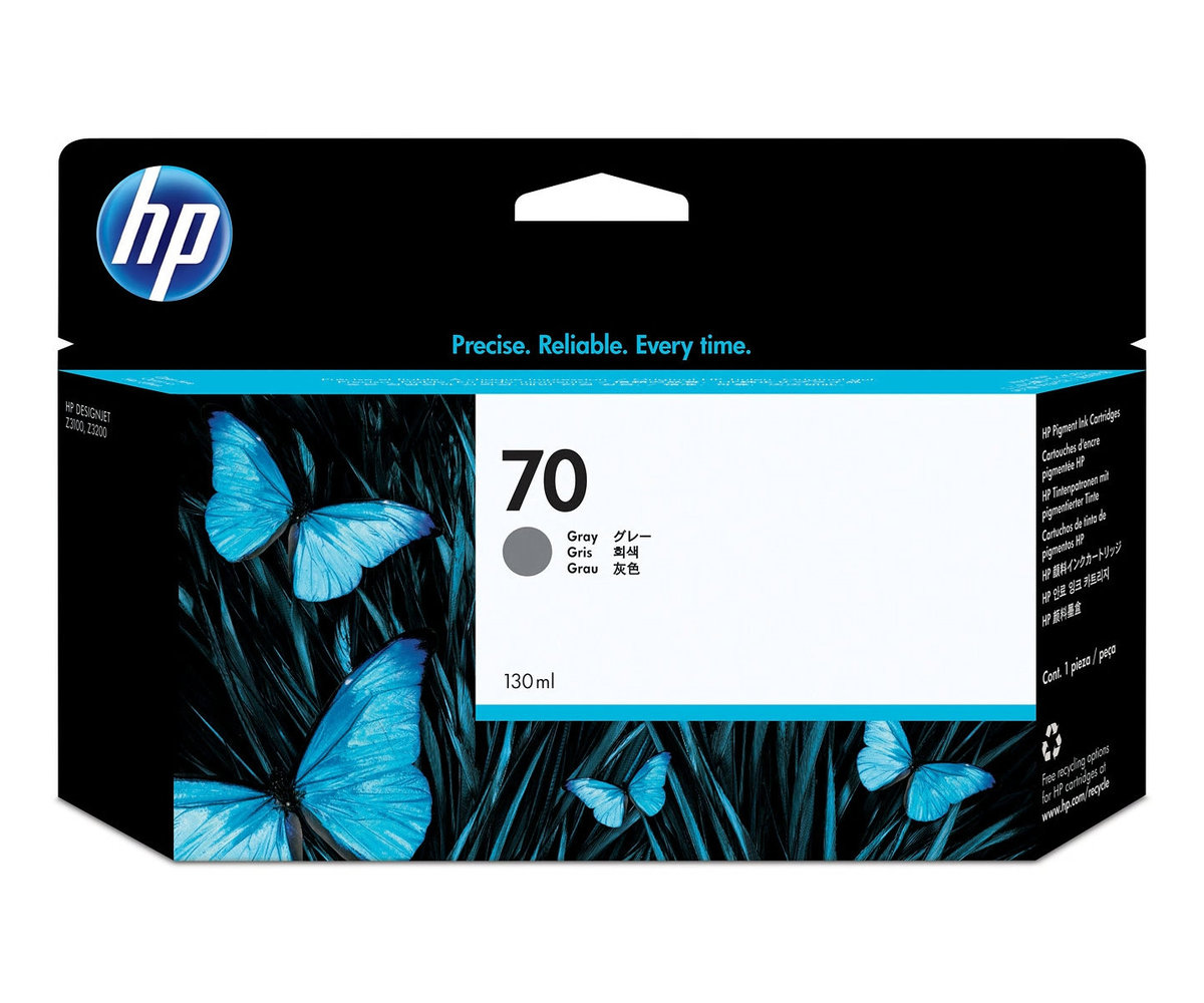 Atramentová náplň HP 70 - sivá (C9450A)