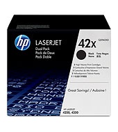 Toner HP 42X - čierny, dvojbalenie (Q5942XD)