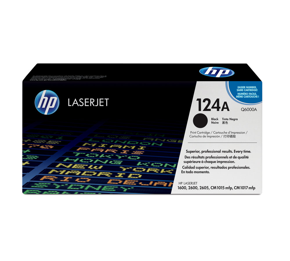 Toner HP 124A - čierny (Q6000A)