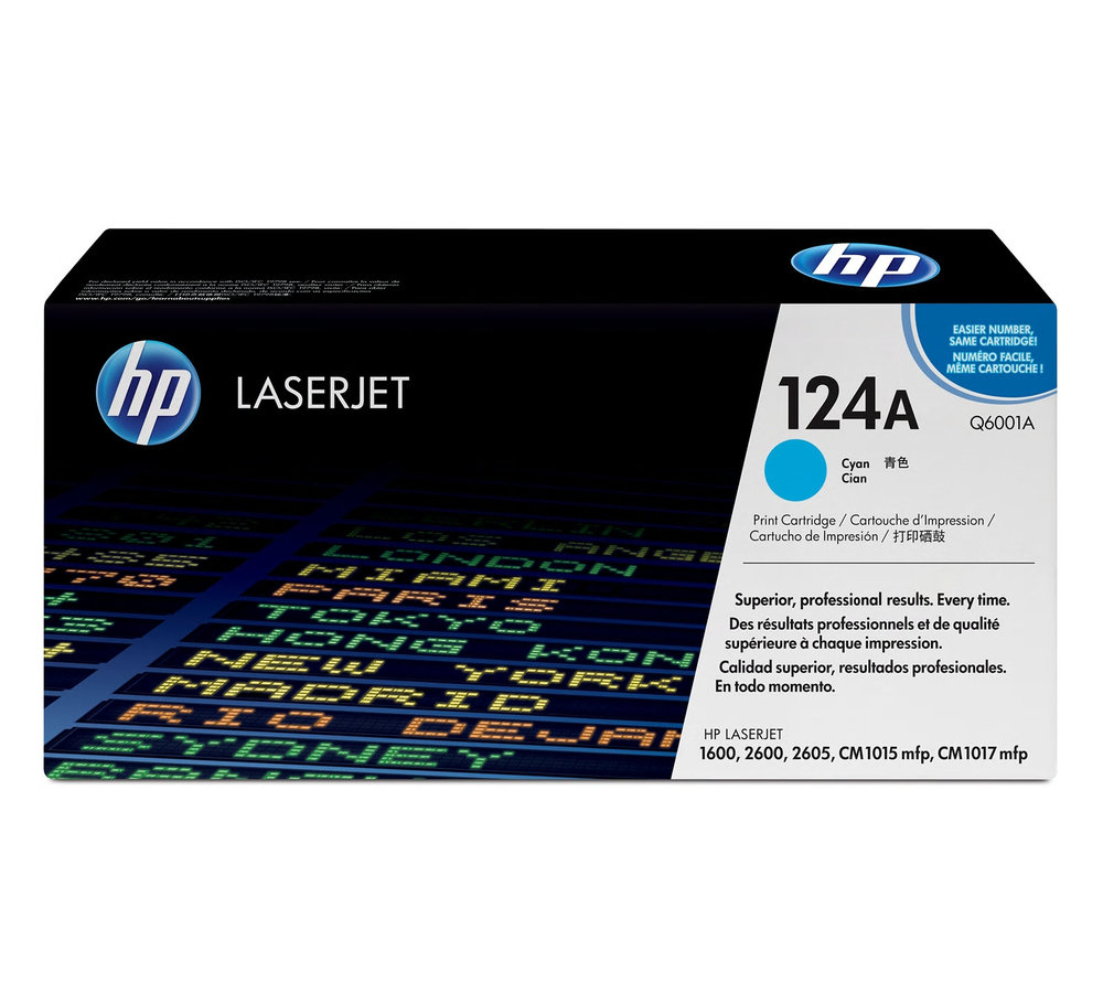 Toner HP 124A - azúrový (Q6001A)