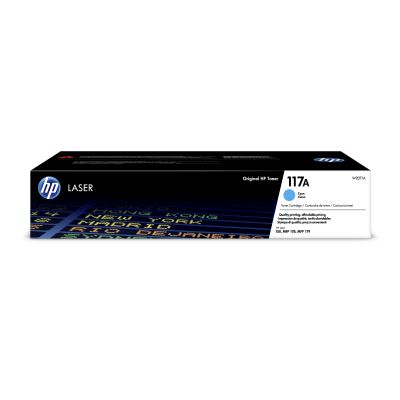 Toner HP 117A - azúrový (W2071A)