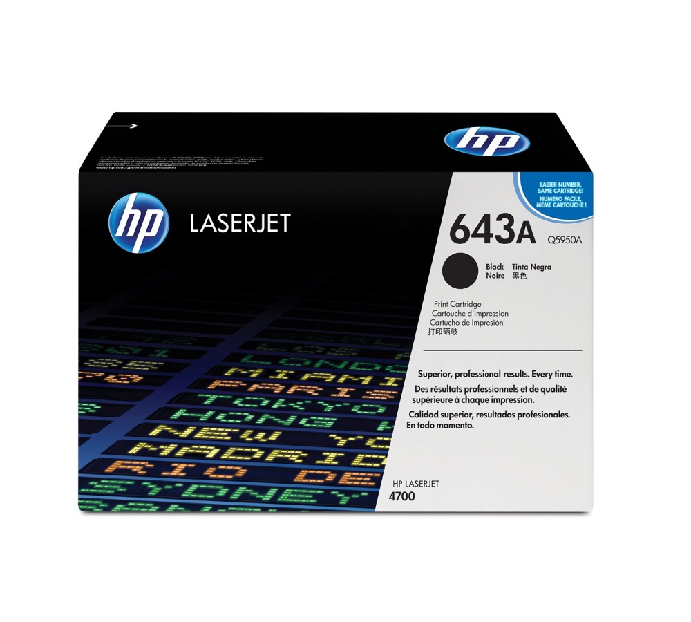 Toner HP 643A - čierny (Q5950A)