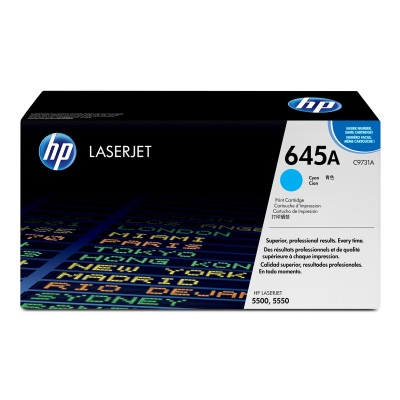 Toner HP 645A -&nbsp;azúrový (C9731A)