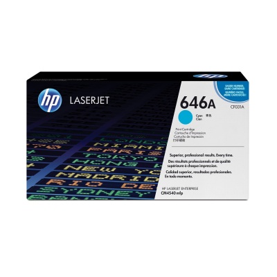 Toner HP 646A - azúrový (CF031A)