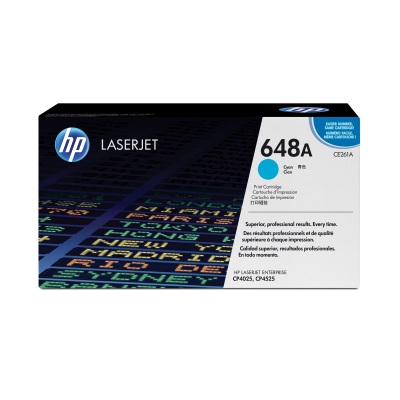 Toner HP 648A -&nbsp;azúrový (CE261A)