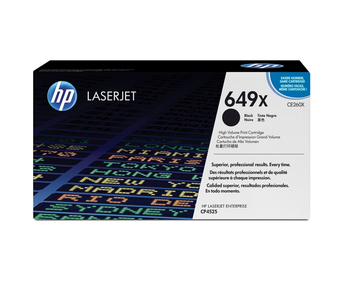 Toner HP 649X - čierny (CE260X)