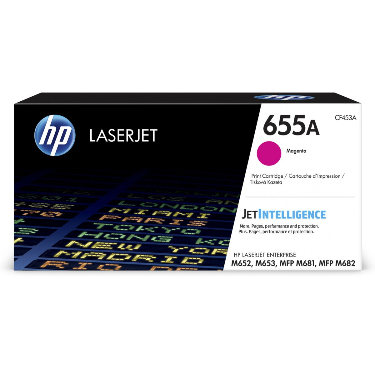 Toner HP 655A - purpurový (CF453A)