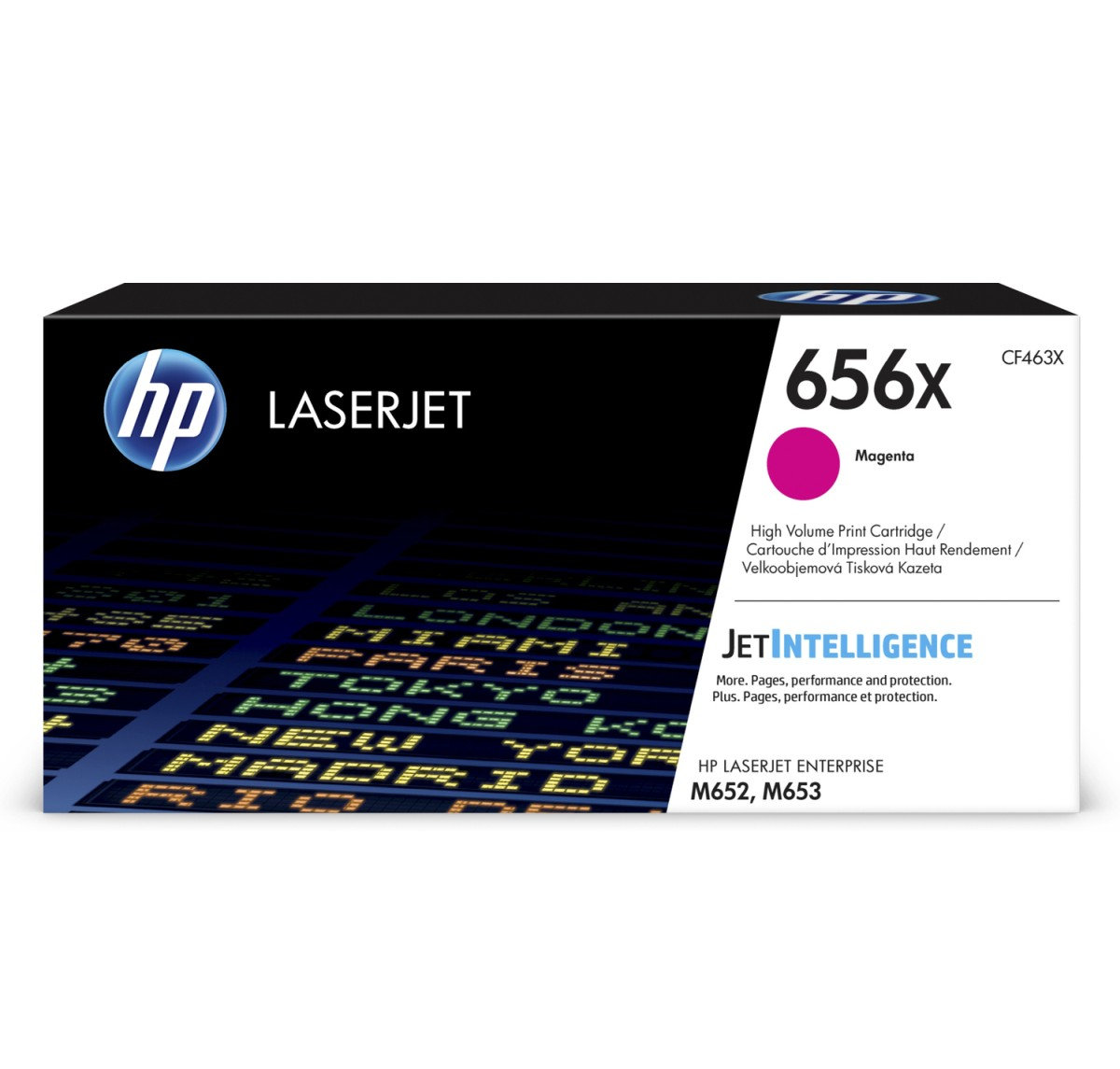 Toner HP 656X - purpurový (CF463X)