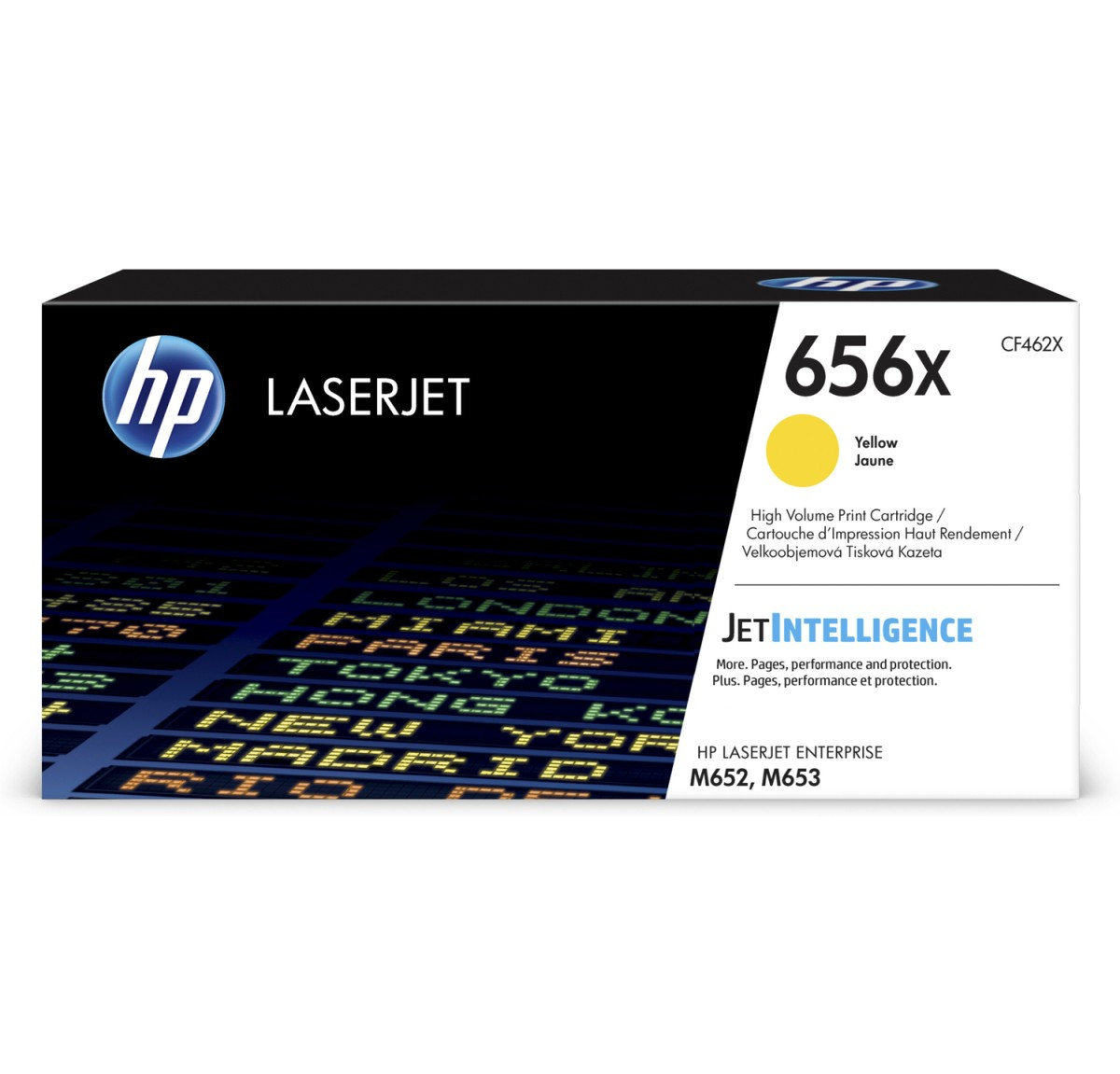 Toner HP 656X - žltý (CF462X)