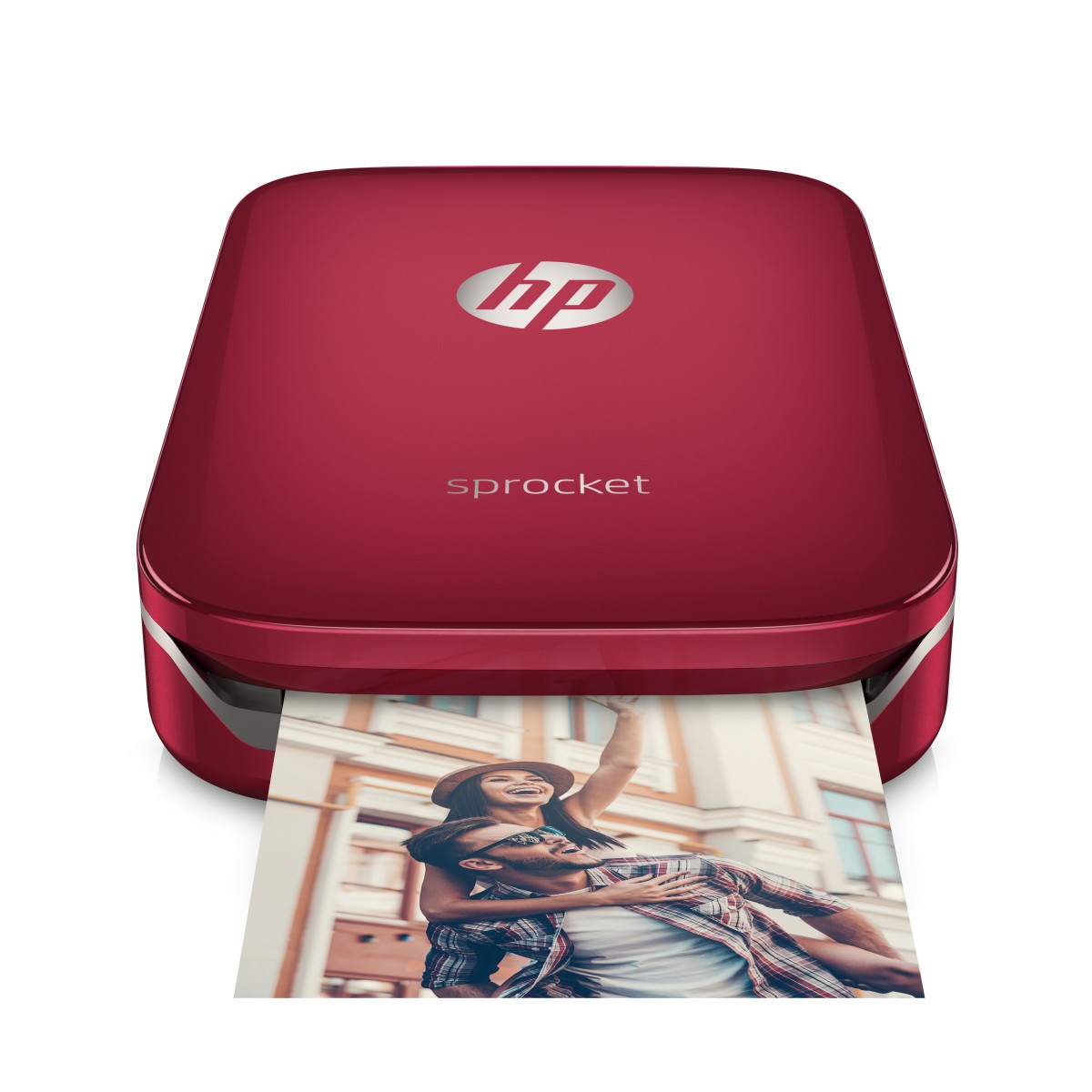 Fotografická tlačiareň HP Sprocket - červená (Z3Z93A)