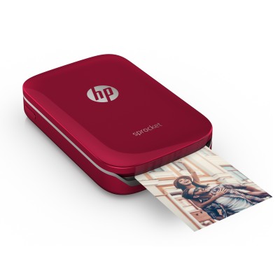 Fotografická tlačiareň HP Sprocket - červená (Z3Z93A)