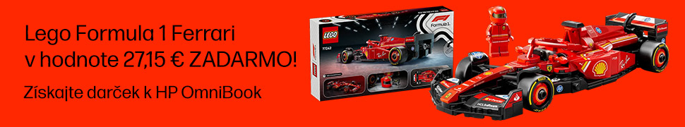 LEGO Scuderia Ferrari HP Formula 1 ako darček k novinkám HP OmniBook