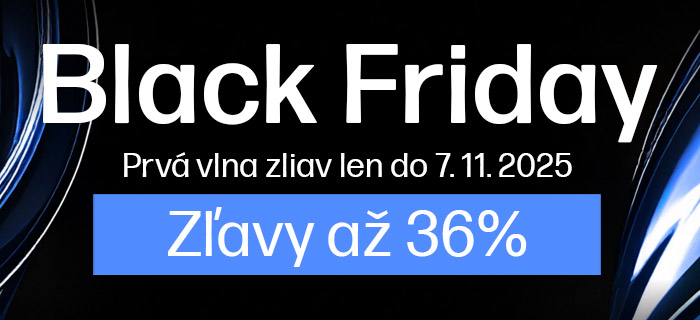 Black Friday prvá vlna zliav až 36%