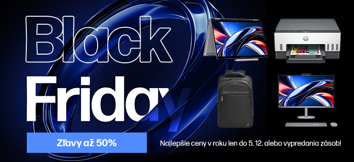 Black Friday - zľavy až 50%!