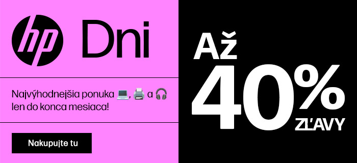 HP Dni &#9888;&#65039; Zľavy až 40%