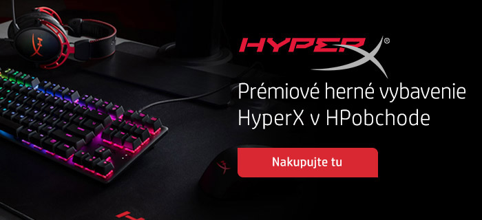 Prémiové herné vybavenie HyperX