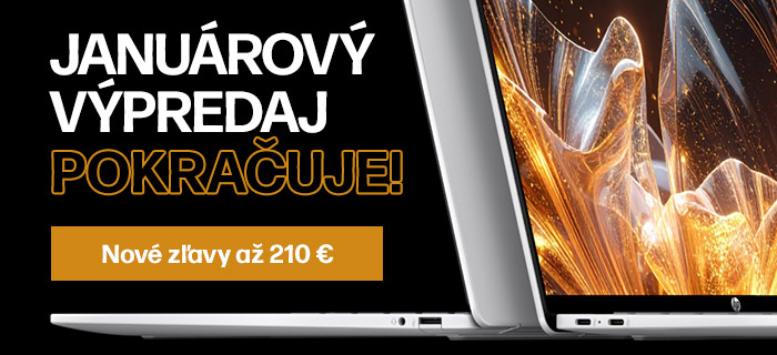 Finále januárového výpredaja: <br>Nové zľavy až 210 €!