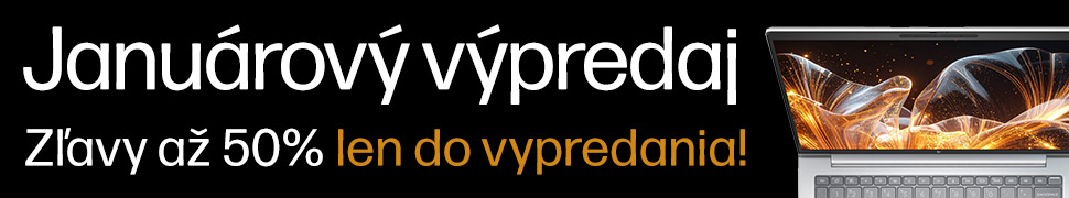 Januárový výpredaj len do 31. 1.!