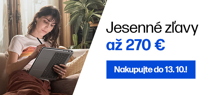 Jesenné zľavy až 270 €